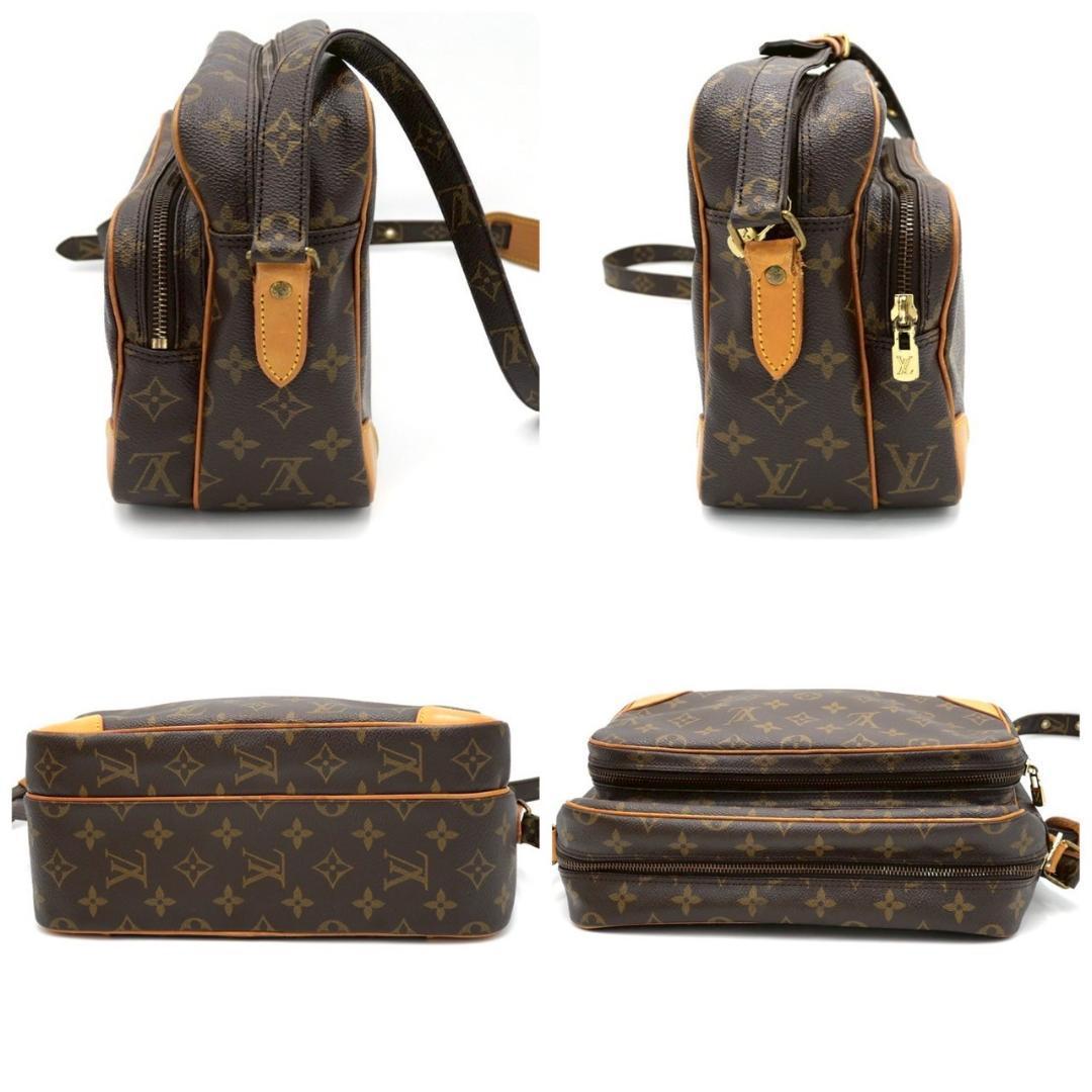 Louis Vuitton Nile Monogram Shoulder Bag, Large Capacity, Crossbody, Brown