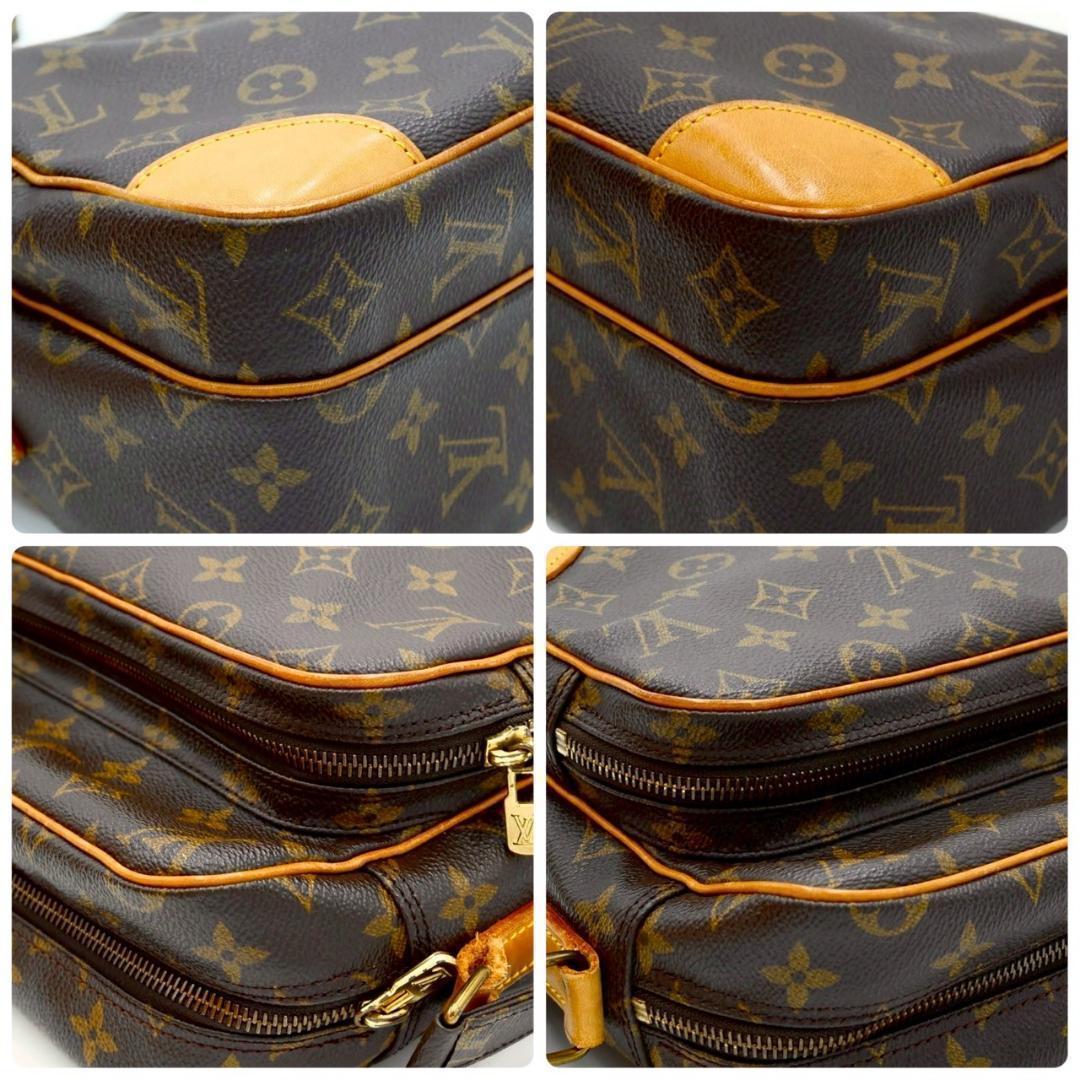 Louis Vuitton Nile Monogram Shoulder Bag, Large Capacity, Crossbody, Brown