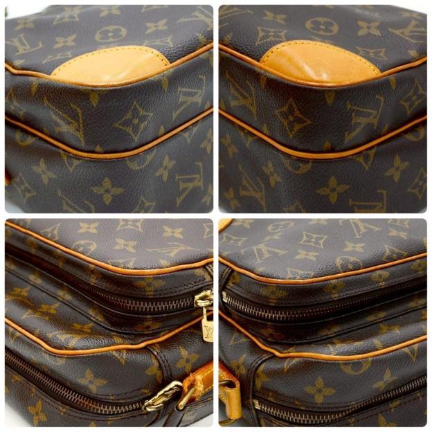 Louis Vuitton Nile Monogram Shoulder Bag, Large Capacity, Crossbody, Brown