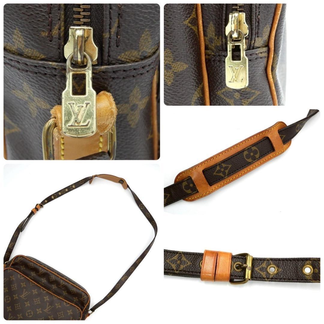 Louis Vuitton Nile Monogram Shoulder Bag, Large Capacity, Crossbody, Brown