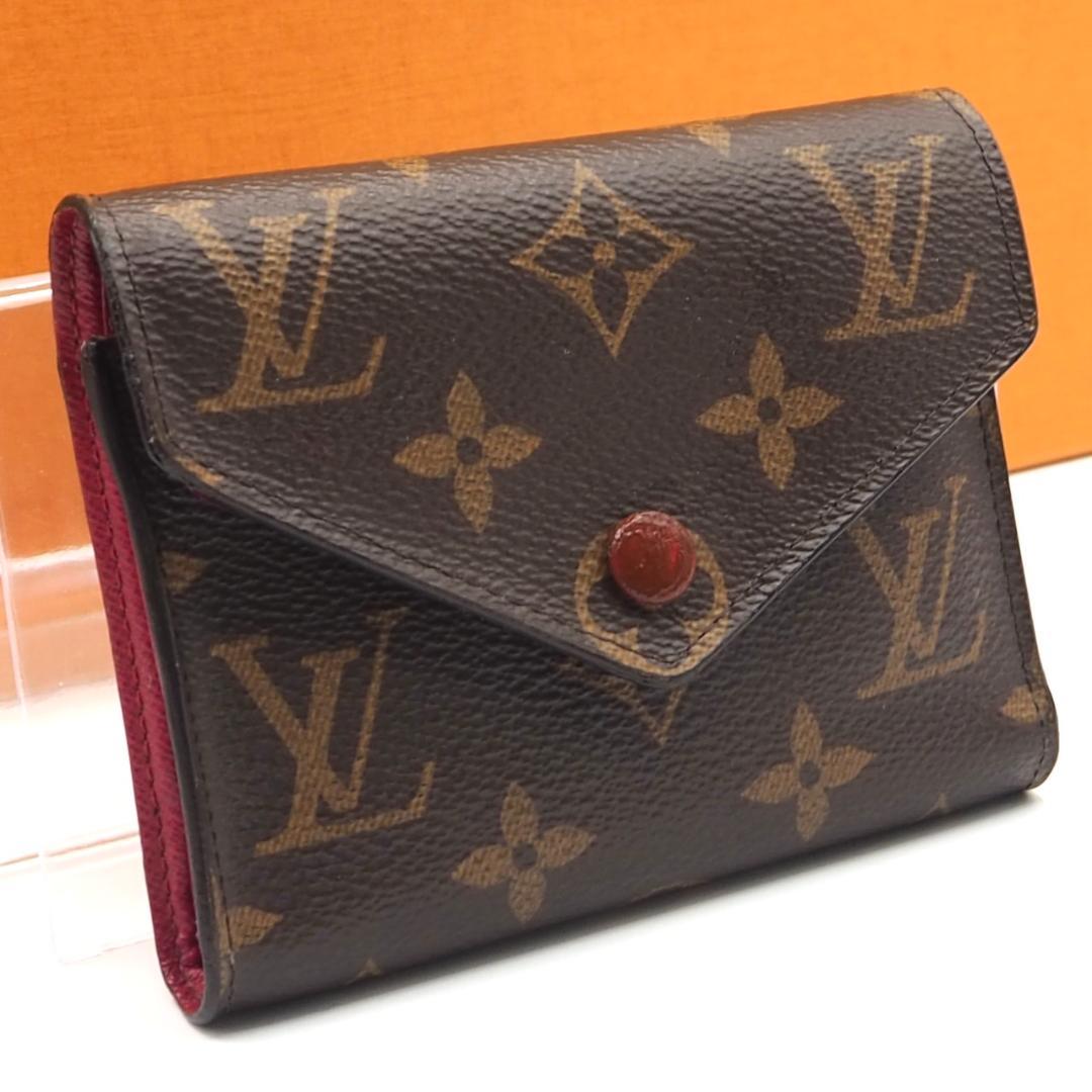 Louis Vuitton Monogram Fuchsia Victorine Tri-fold Wallet