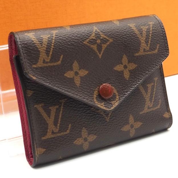 Louis Vuitton Monogram Fuchsia Victorine Tri-fold Wallet