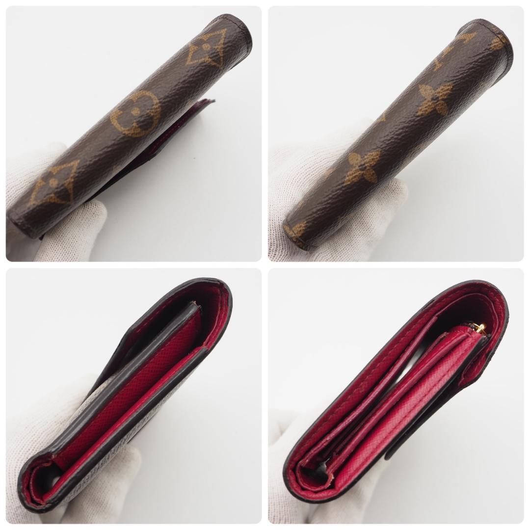 Louis Vuitton Monogram Fuchsia Victorine Tri-fold Wallet