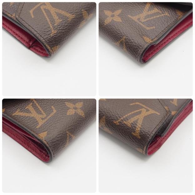 Louis Vuitton Monogram Fuchsia Victorine Tri-fold Wallet