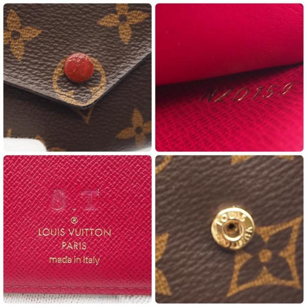Louis Vuitton Monogram Fuchsia Victorine Tri-fold Wallet