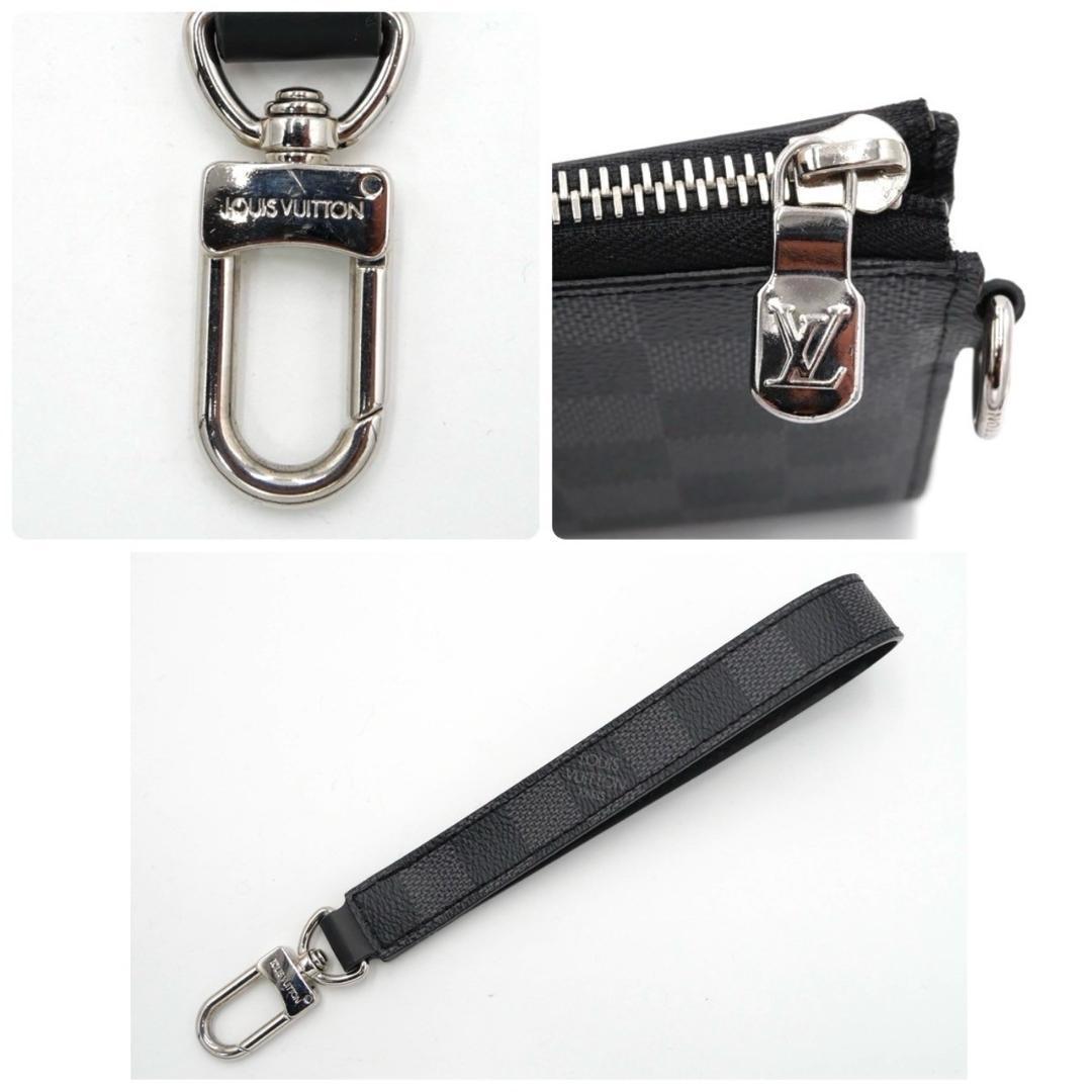 Louis Vuitton Damier Graphite Zippy Dragonne Black Long Wallet