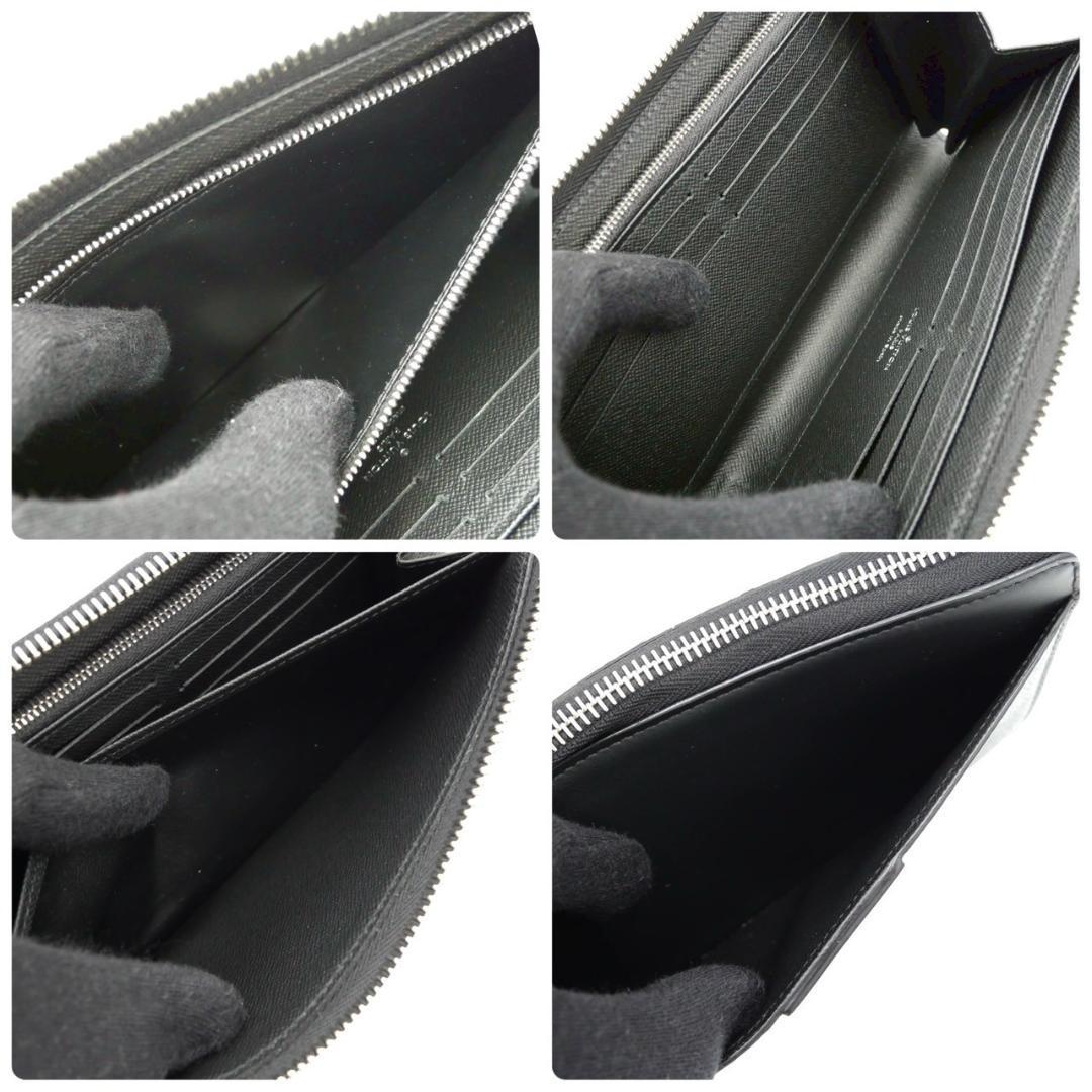 Louis Vuitton Damier Graphite Zippy Dragonne Black Long Wallet