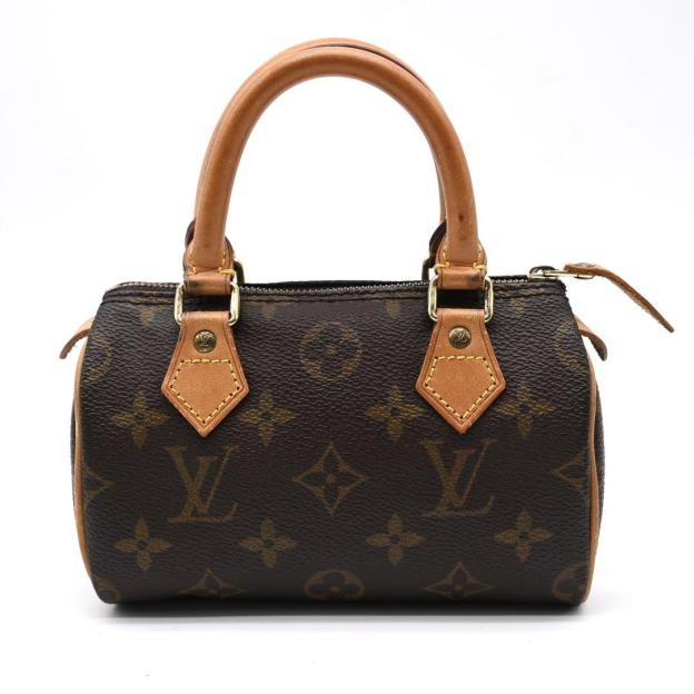 Louis Vuitton Mini Speedy Monogram Handbag Shoulder Bag 2-Way
