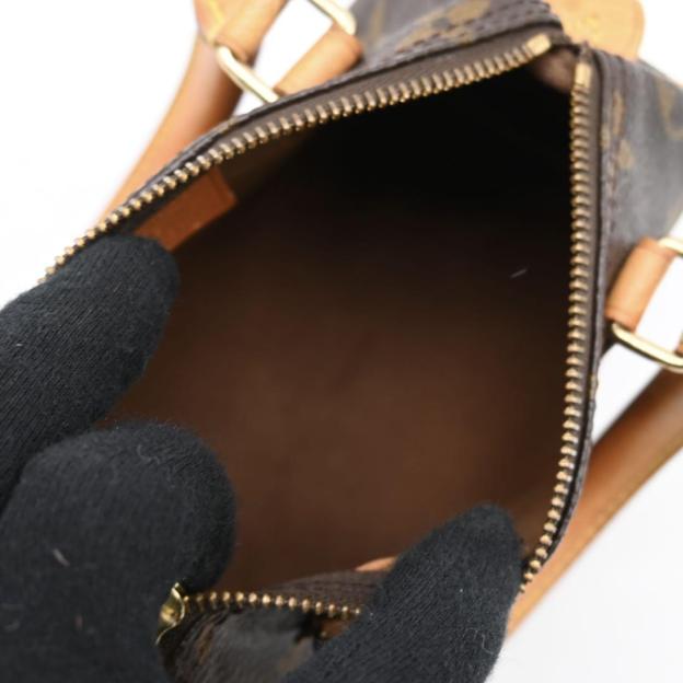Louis Vuitton Mini Speedy Monogram Handbag Shoulder Bag 2-Way