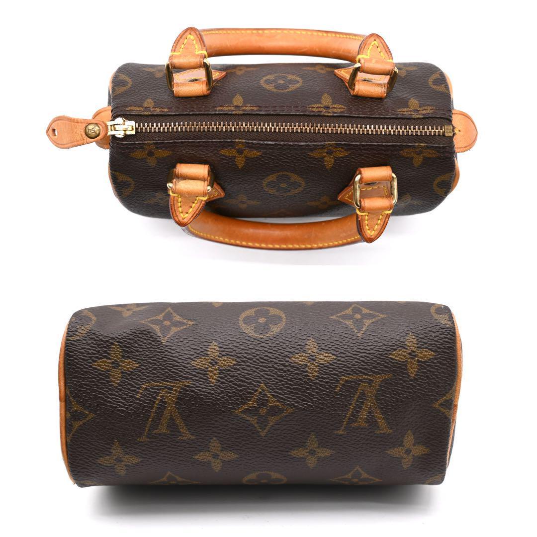 Louis Vuitton Mini Speedy Monogram Handbag Shoulder Bag 2-Way