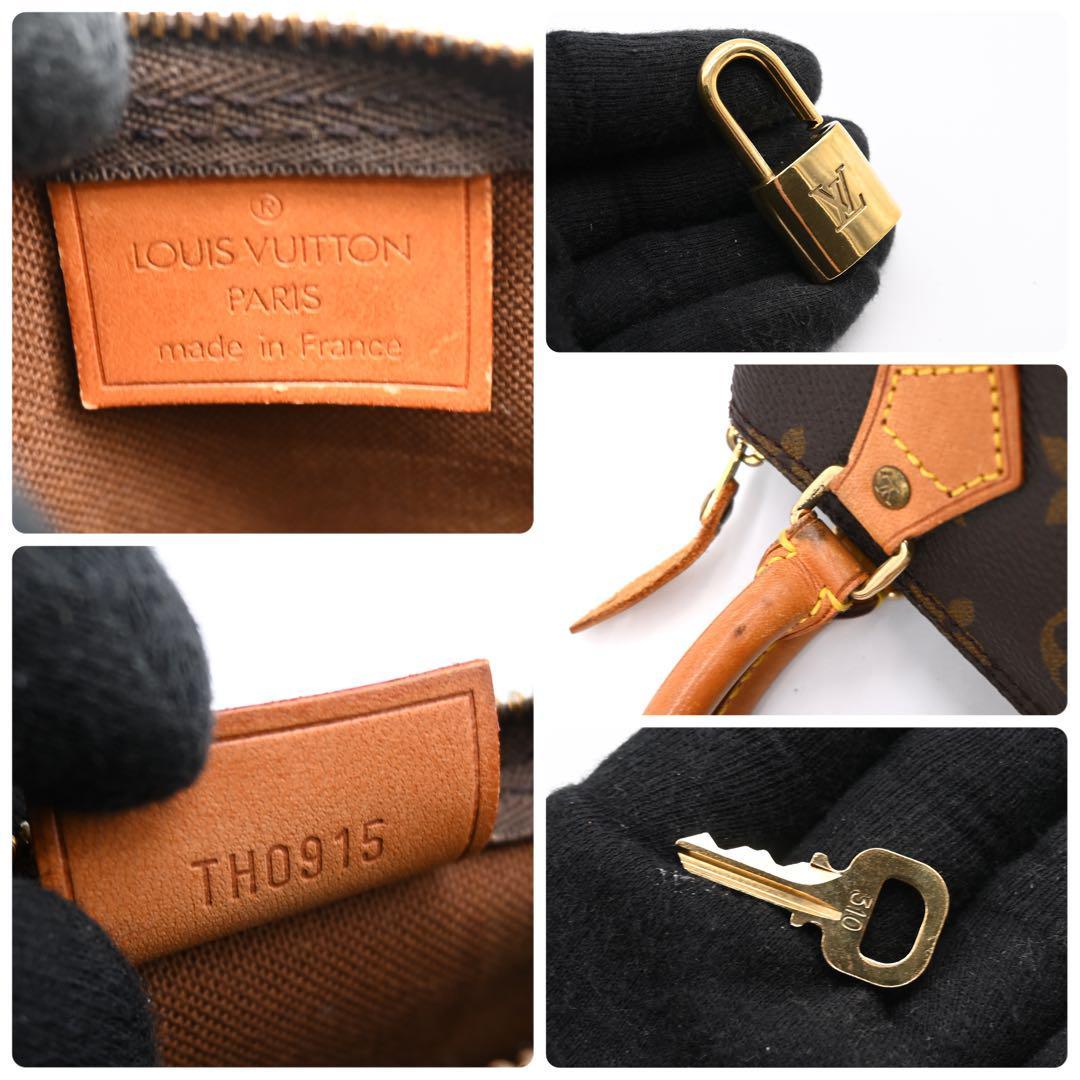 Louis Vuitton Mini Speedy Monogram Handbag Shoulder Bag 2-Way