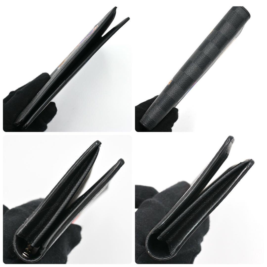 Louis Vuitton Damier Graffit Brazza Long Wallet LV Cup Near Mint