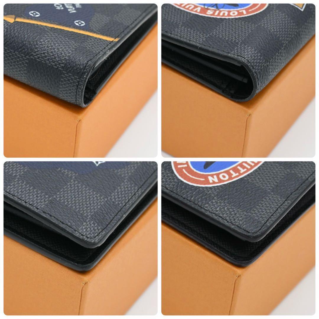 Louis Vuitton Damier Graffit Brazza Long Wallet LV Cup Near Mint