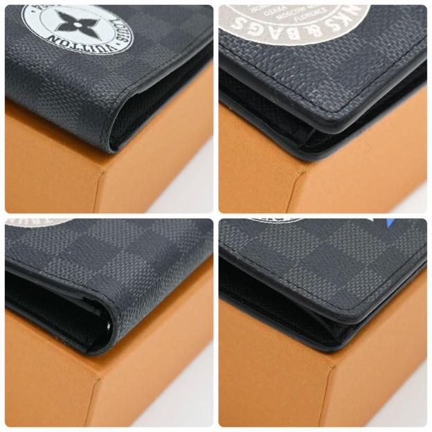 Louis Vuitton Damier Graffit Brazza Long Wallet LV Cup Near Mint