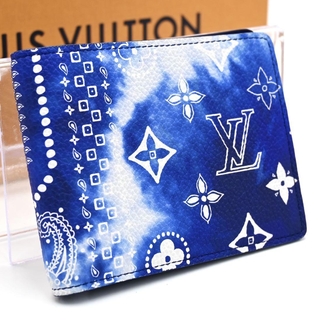 Louis Vuitton Monogram Bandana Slender Wallet Card Holder Billfold