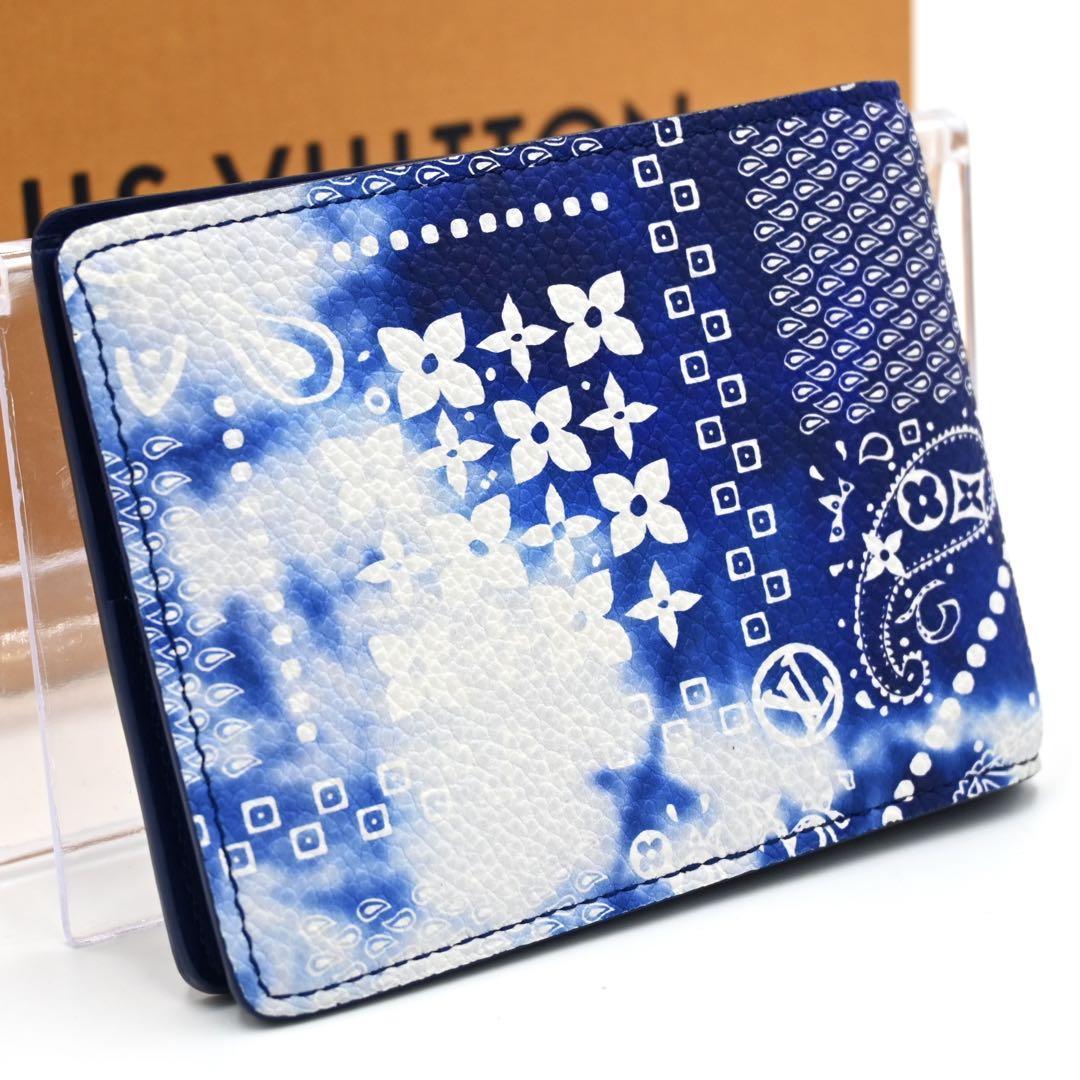Louis Vuitton Monogram Bandana Slender Wallet Card Holder Billfold