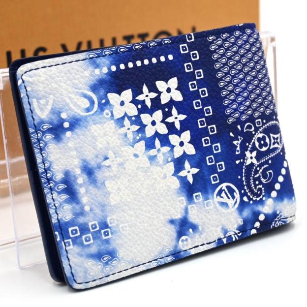 Louis Vuitton Monogram Bandana Slender Wallet Card Holder Billfold