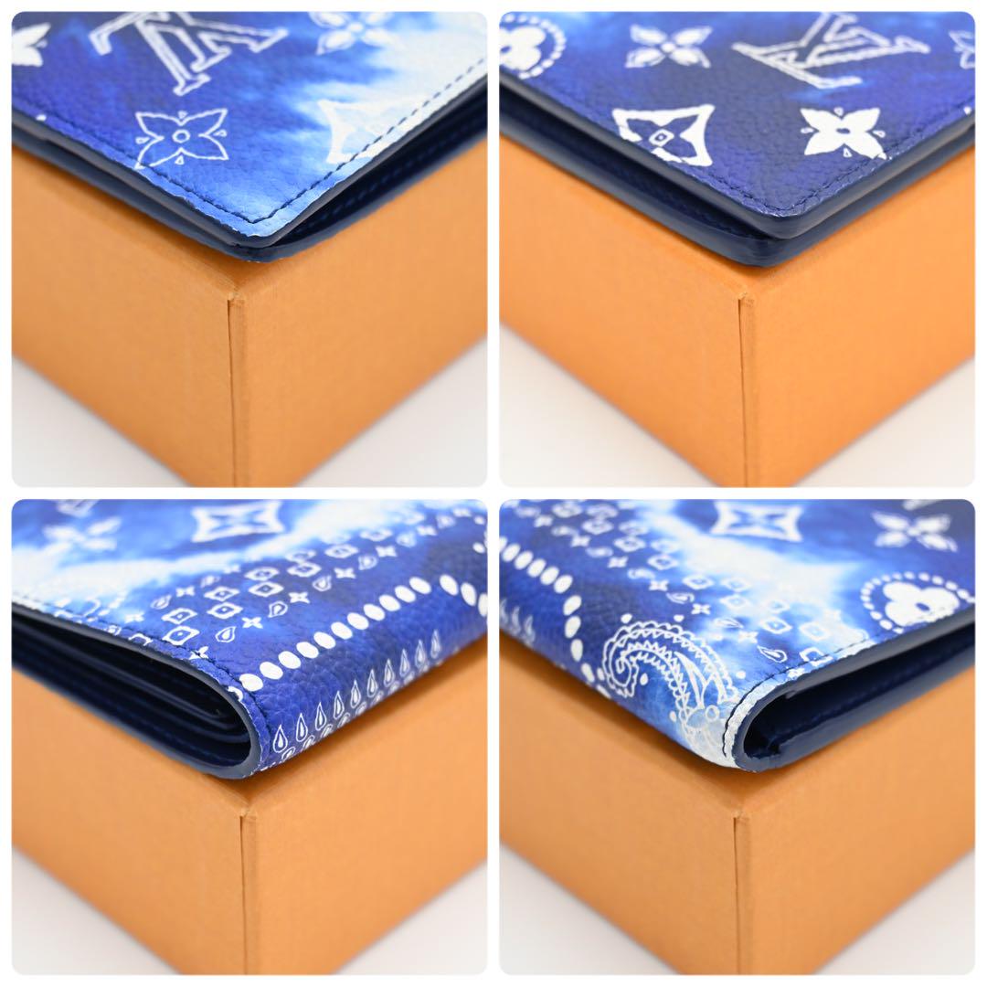 Louis Vuitton Monogram Bandana Slender Wallet Card Holder Billfold