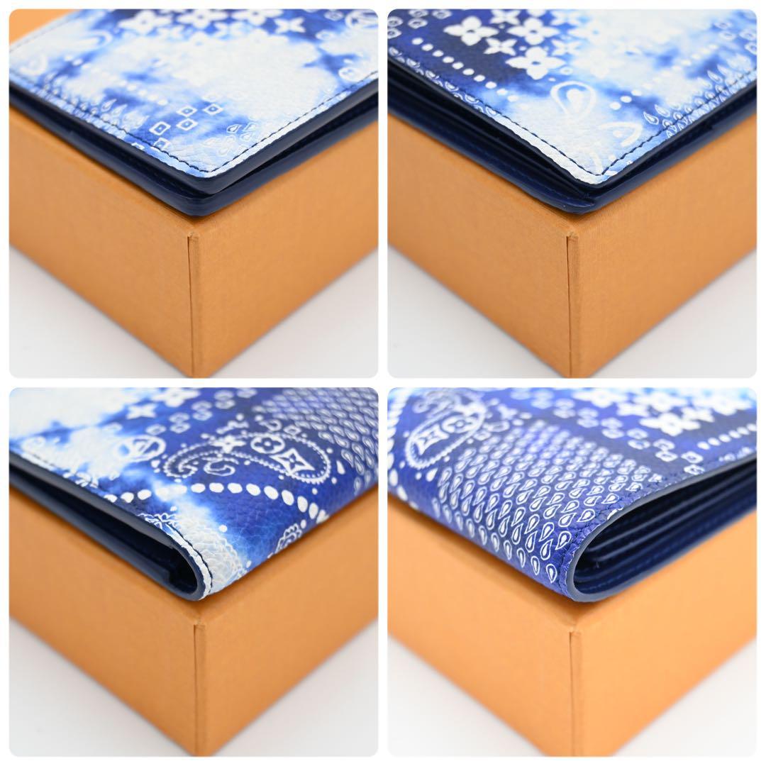 Louis Vuitton Monogram Bandana Slender Wallet Card Holder Billfold