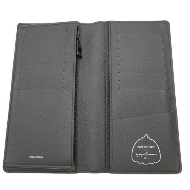 Louis Vuitton Yayoi Kusama Portefeuille Brazza Long Wallet Black LV×YK