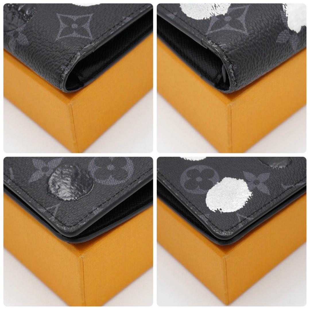 Louis Vuitton Yayoi Kusama Portefeuille Brazza Long Wallet Black LV×YK
