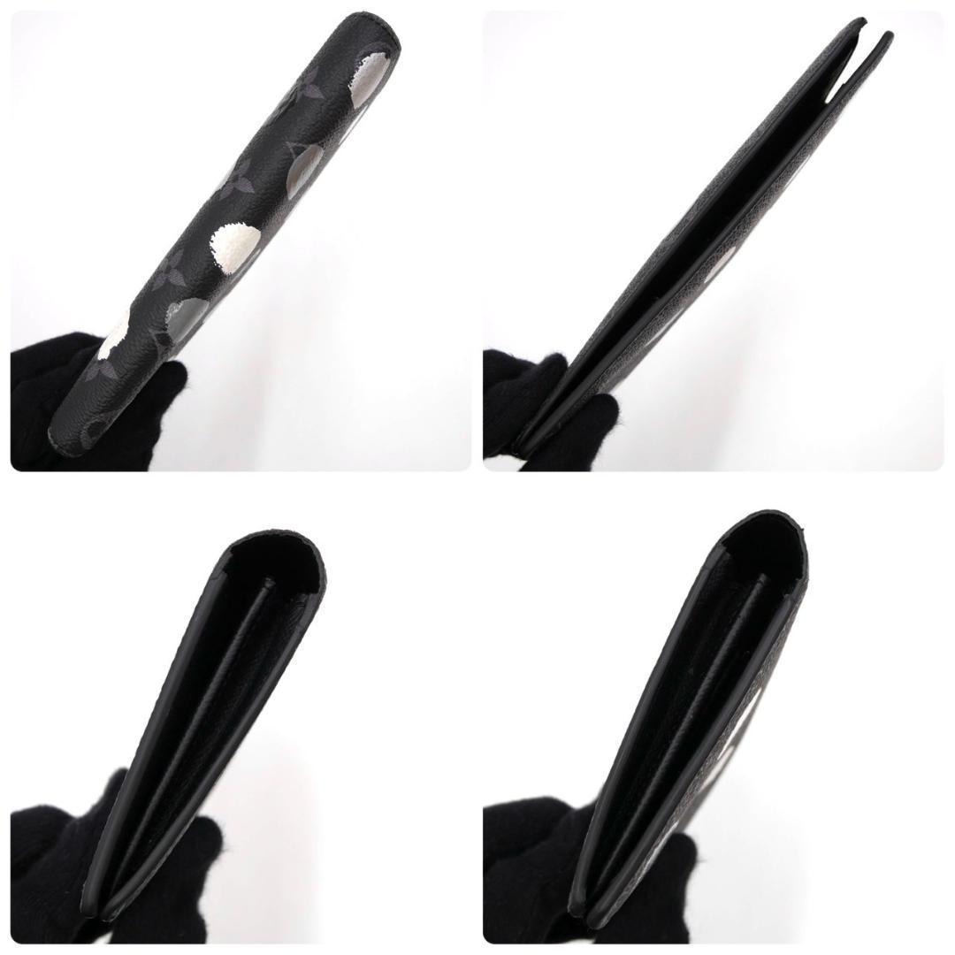 Louis Vuitton Yayoi Kusama Portefeuille Brazza Long Wallet Black LV×YK