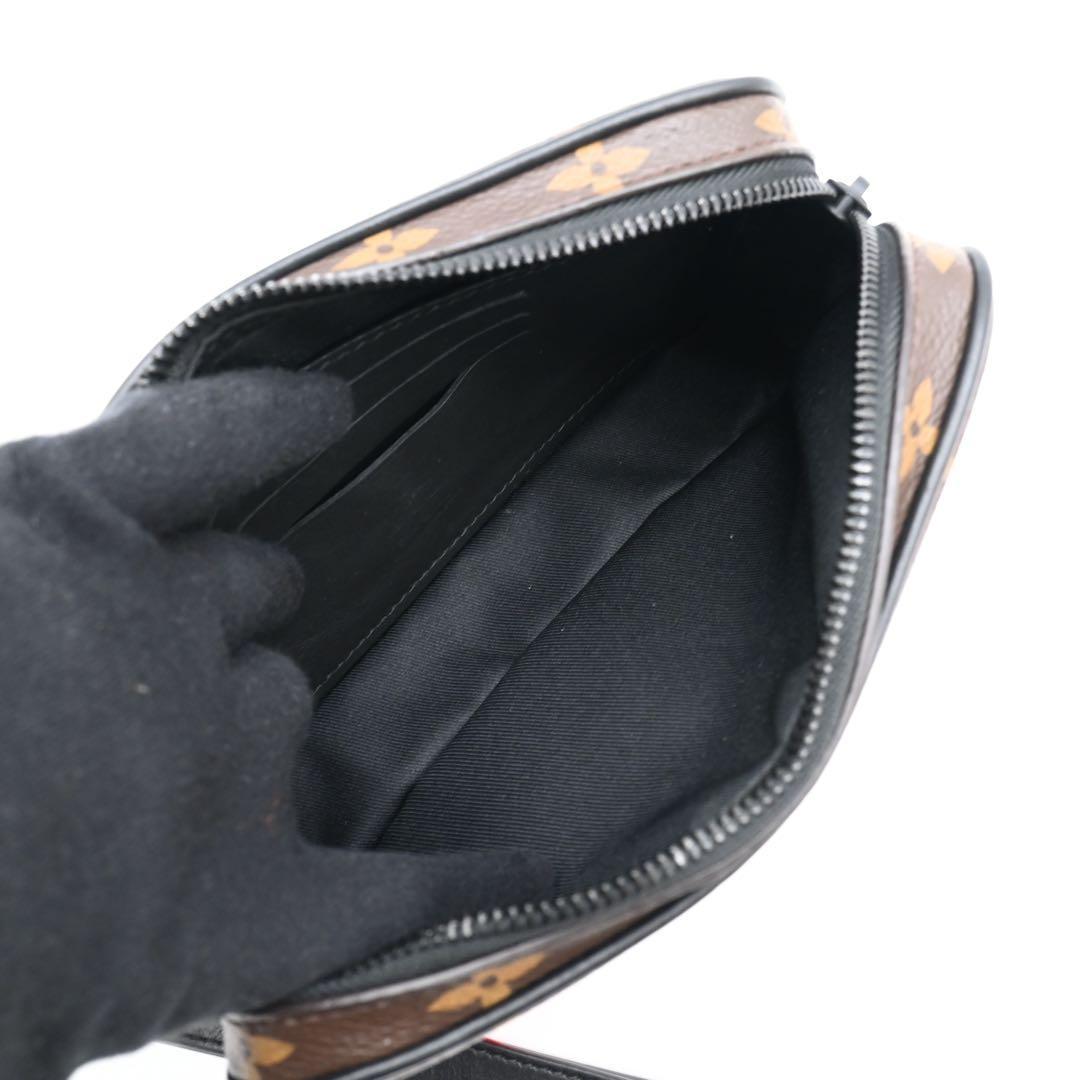 Louis Vuitton Pochette Volga Monogram Macassar Second Bag in Black