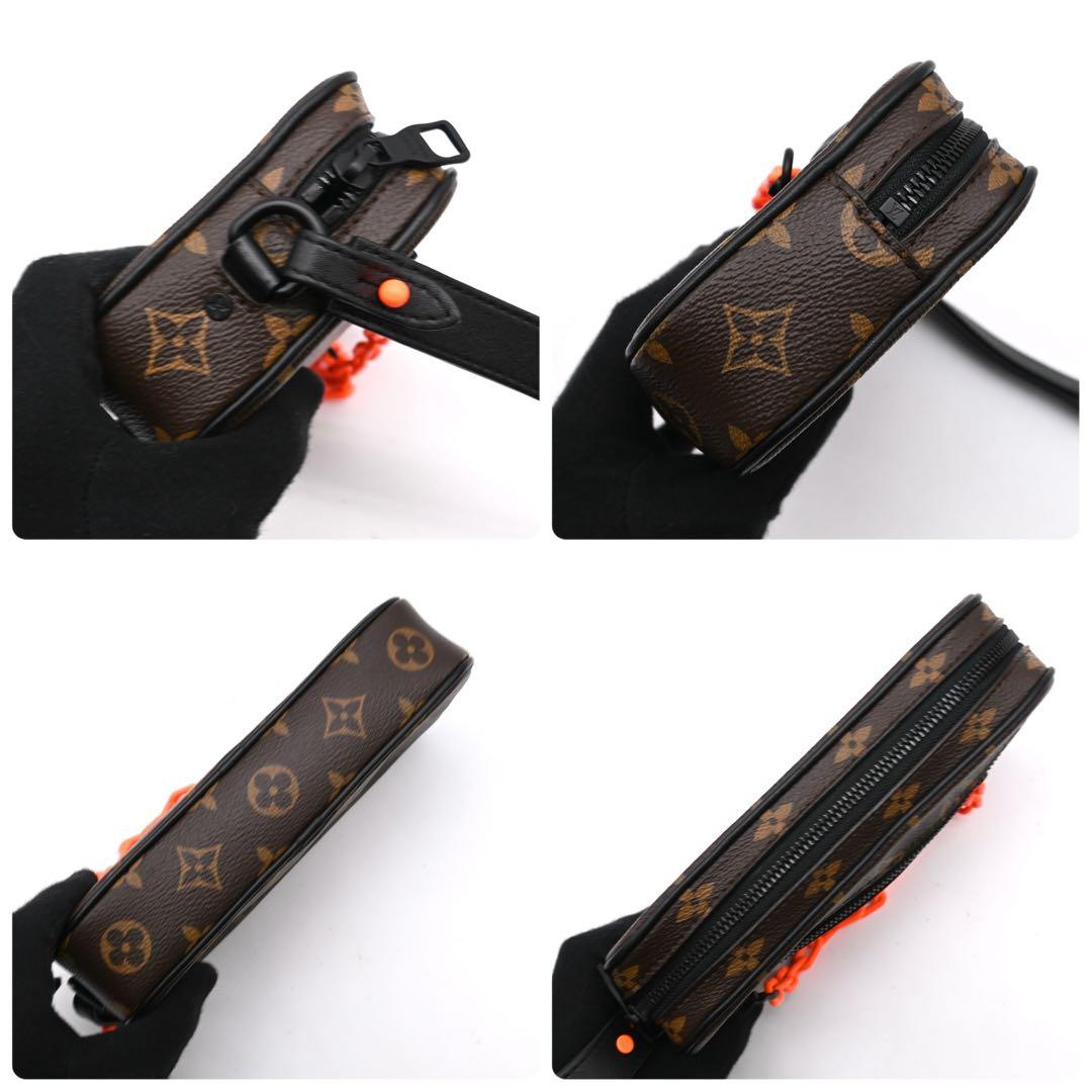 Louis Vuitton Pochette Volga Monogram Macassar Second Bag in Black