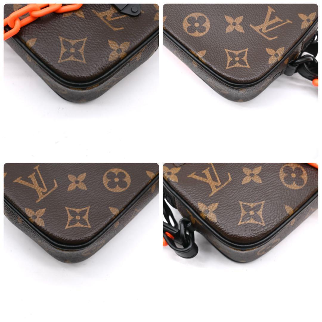 Louis Vuitton Pochette Volga Monogram Macassar Second Bag in Black