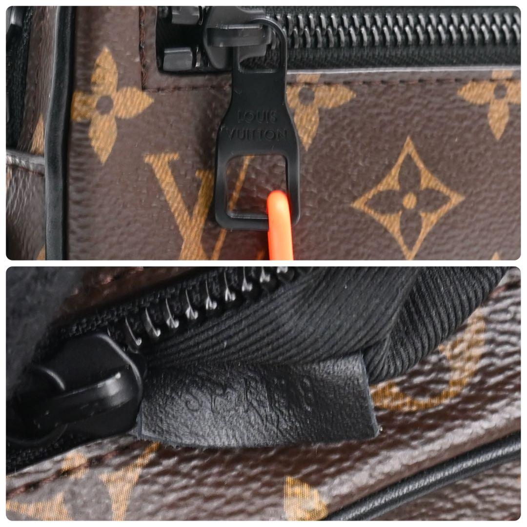 Louis Vuitton Pochette Volga Monogram Macassar Second Bag in Black