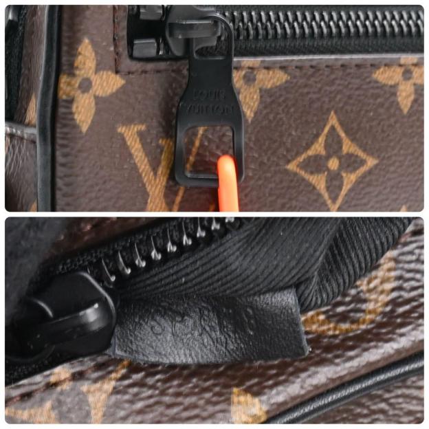 Louis Vuitton Pochette Volga Monogram Macassar Second Bag in Black