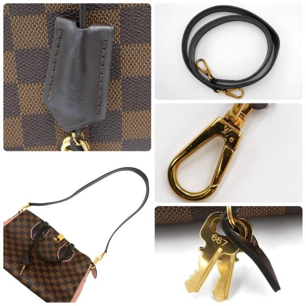 Louis Vuitton Normandy Damier Pink Tote Bag 2-Way Handbag