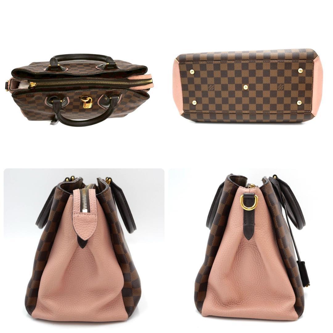 Louis Vuitton Normandy Damier Pink Tote Bag 2-Way Handbag