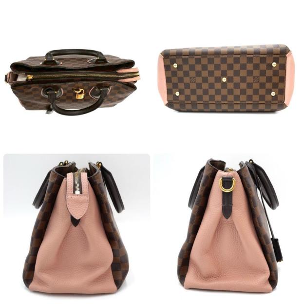 Louis Vuitton Normandy Damier Pink Tote Bag 2-Way Handbag