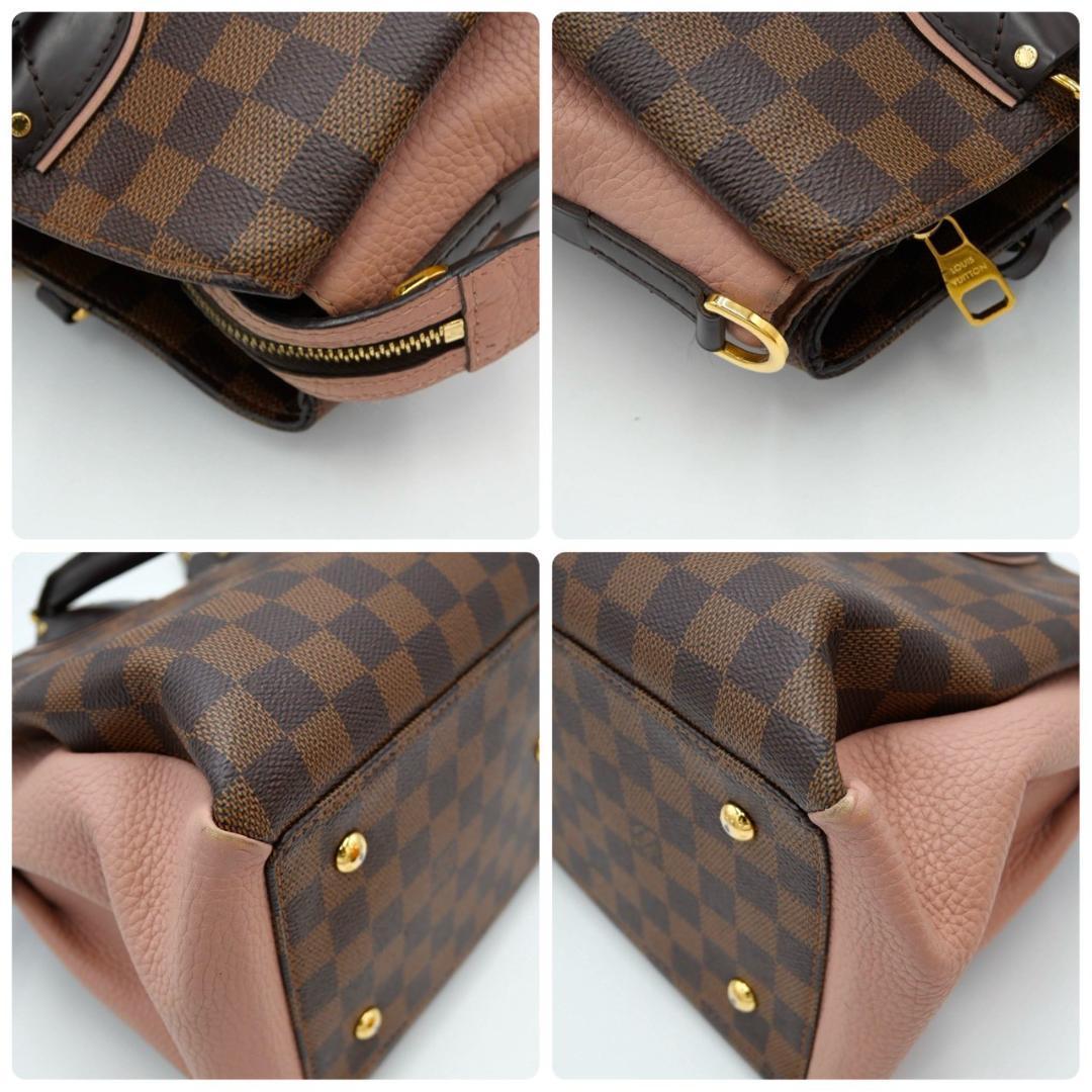 Louis Vuitton Normandy Damier Pink Tote Bag 2-Way Handbag