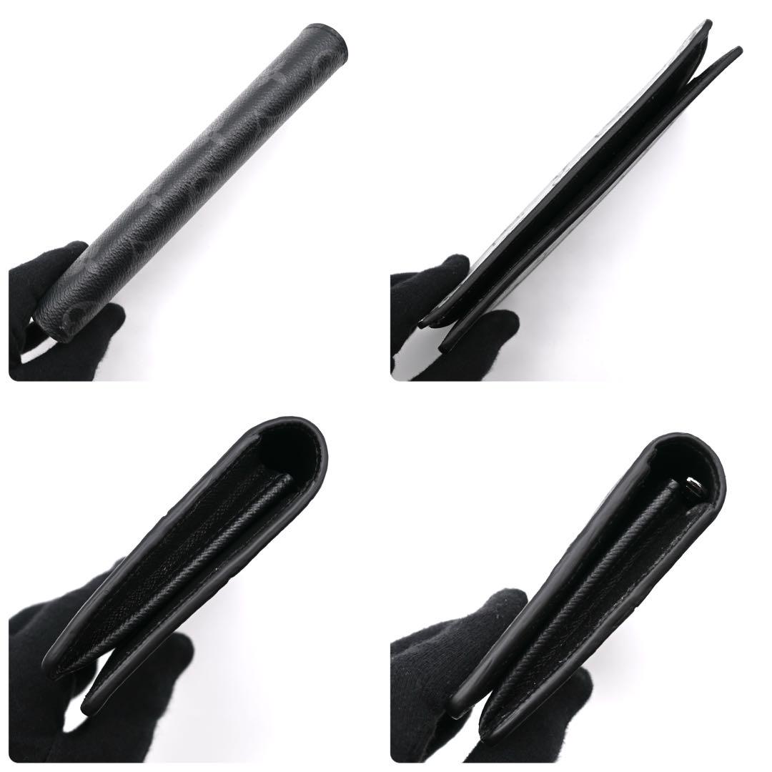 [Super Rare] Louis Vuitton Brother Split Eclipse Long Wallet Black