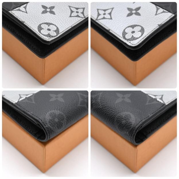 [Super Rare] Louis Vuitton Brother Split Eclipse Long Wallet Black