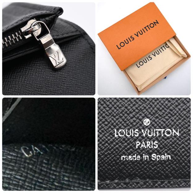 [Super Rare] Louis Vuitton Brother Split Eclipse Long Wallet Black