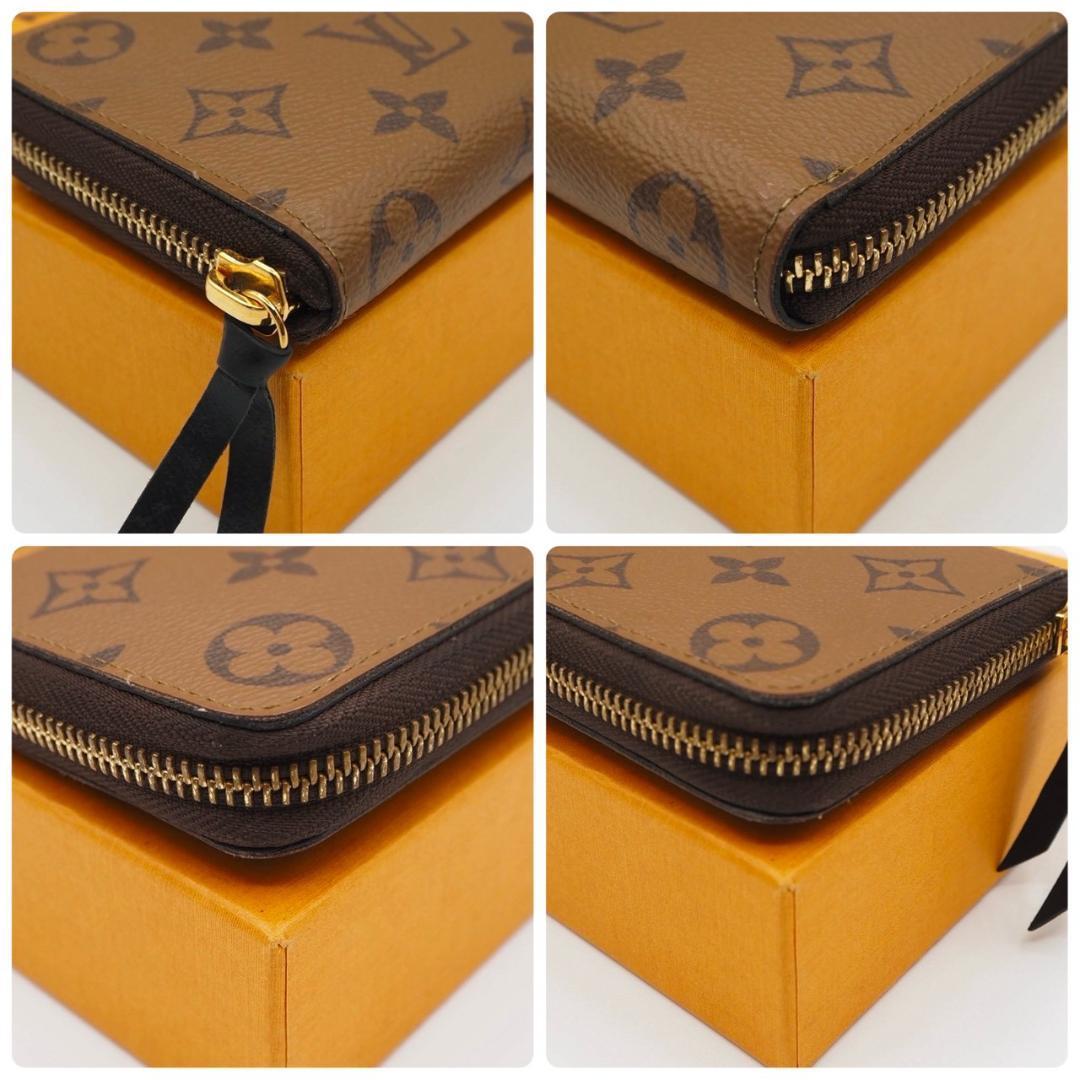 Louis Vuitton Clemence Monogram Reverse Long Wallet Zippy Wallet