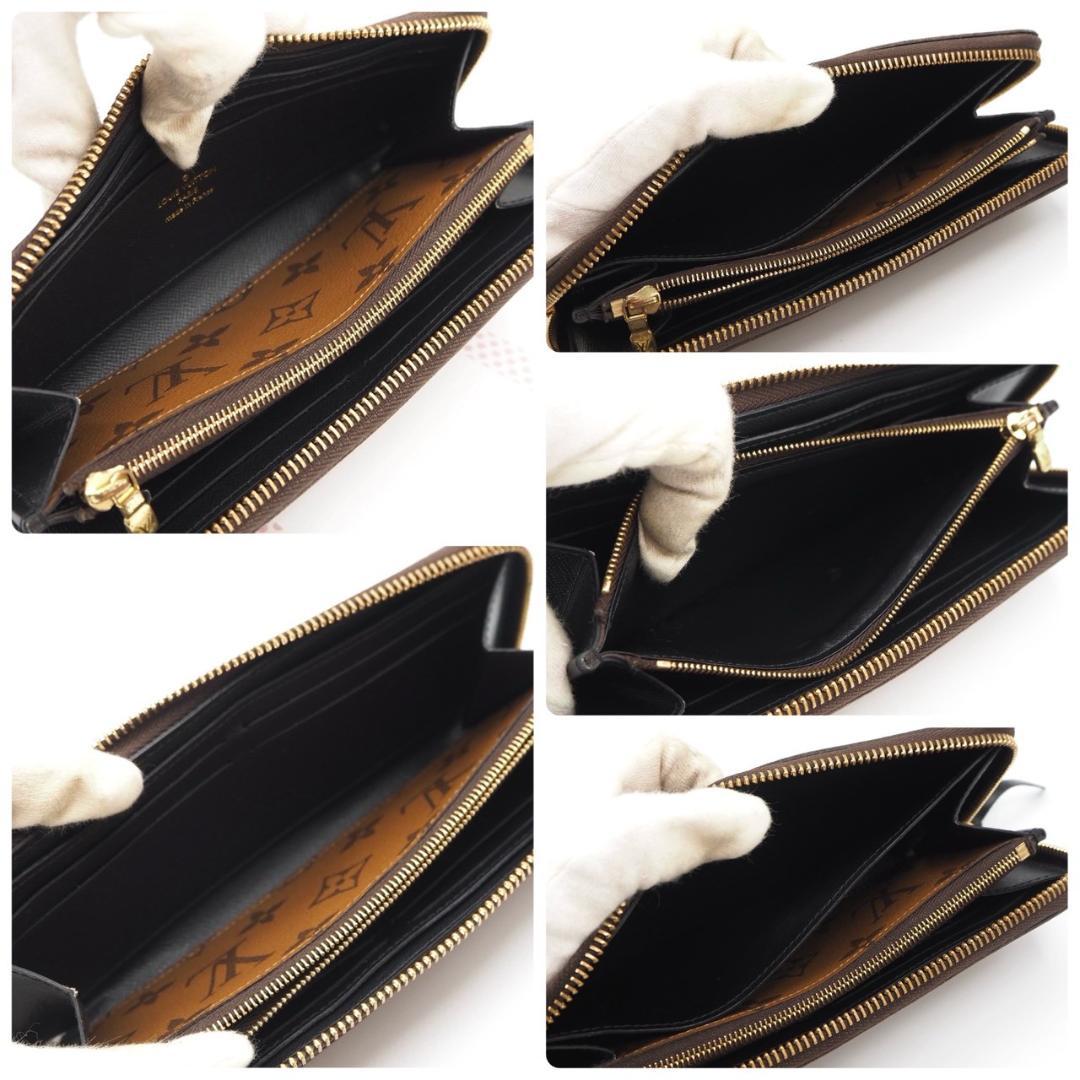Louis Vuitton Clemence Monogram Reverse Long Wallet Zippy Wallet