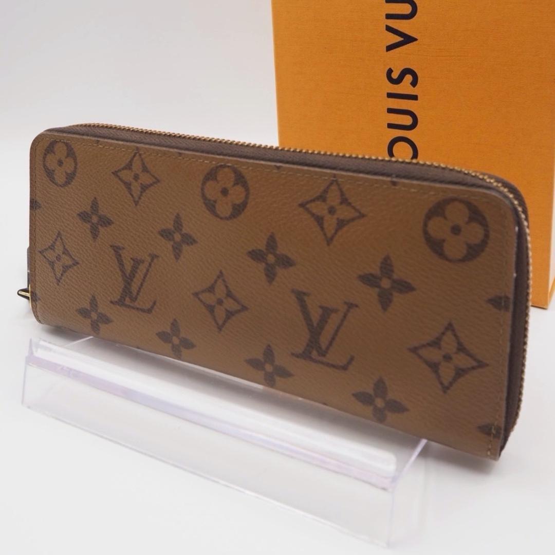 Louis Vuitton Clemence Monogram Reverse Long Wallet Zippy Wallet