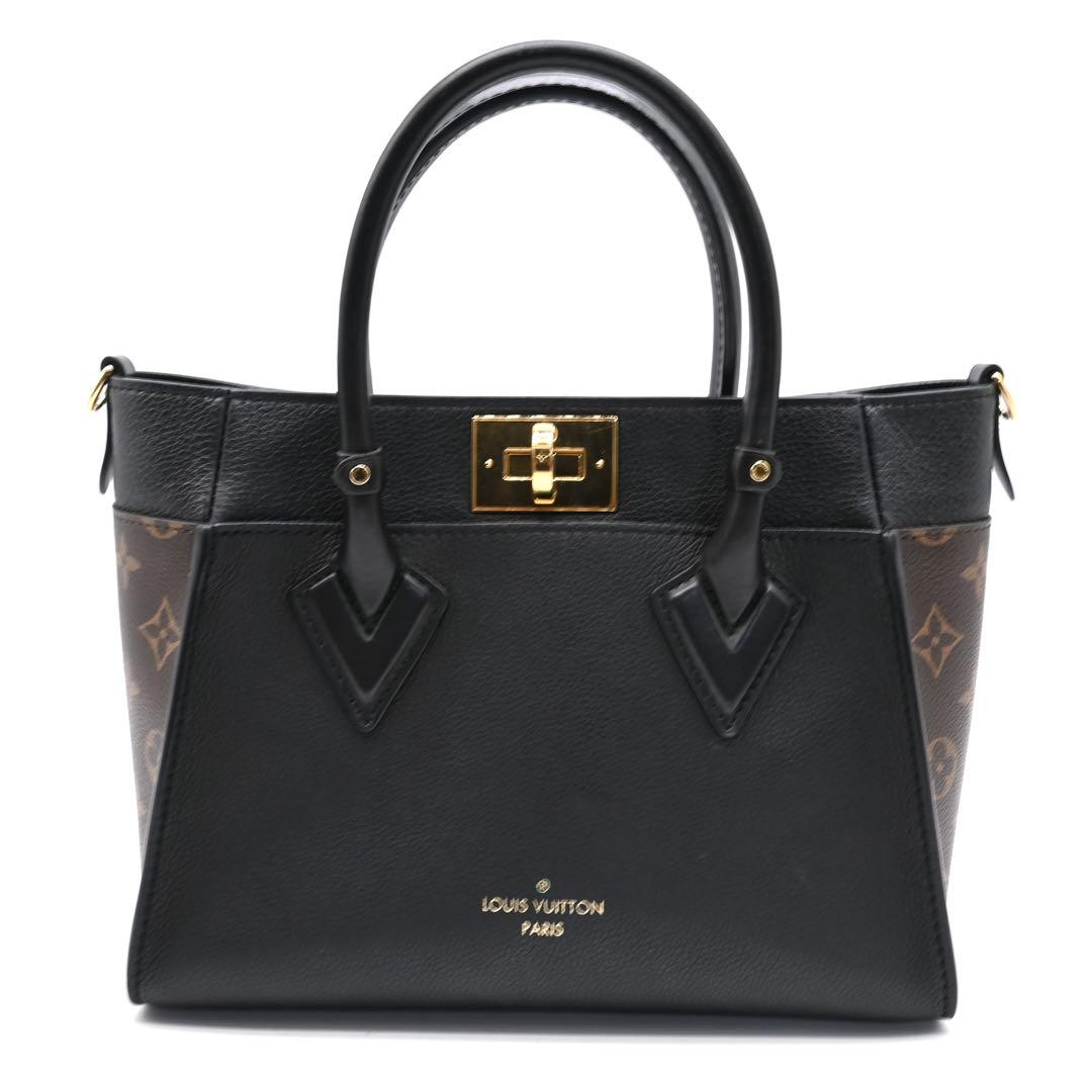 Louis Vuitton On My Side PM Handbag Monogram 2-Way Black
