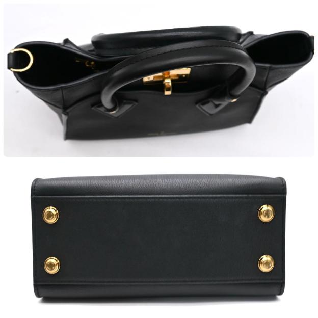 Louis Vuitton On My Side PM Handbag Monogram 2-Way Black