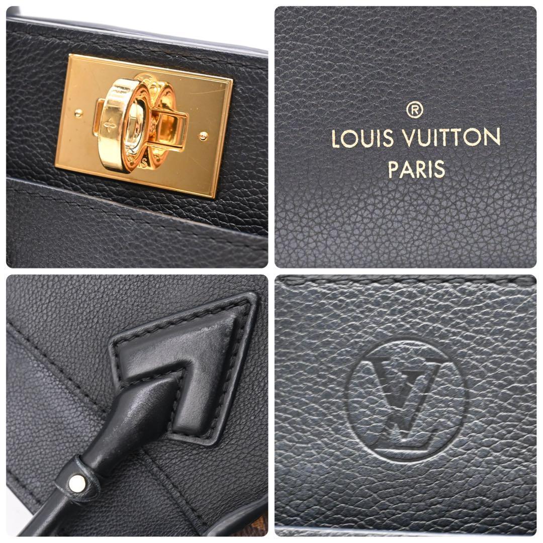 Louis Vuitton On My Side PM Handbag Monogram 2-Way Black