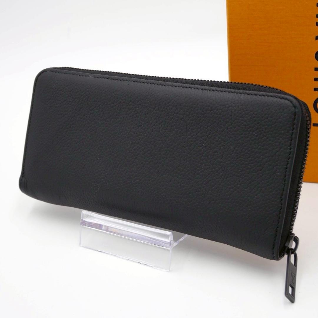 Louis Vuitton Aerogram Zippy Wallet Horizontal Long Wallet Black