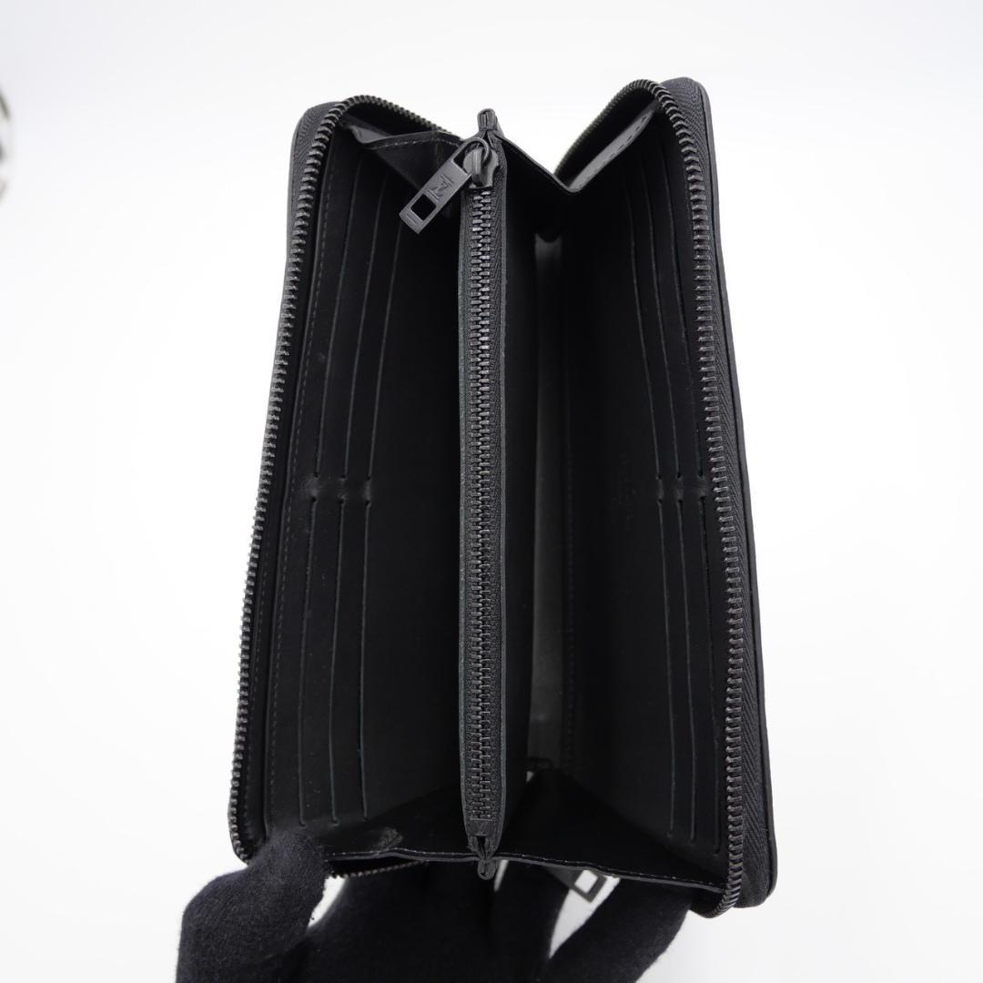 Louis Vuitton Aerogram Zippy Wallet Horizontal Long Wallet Black
