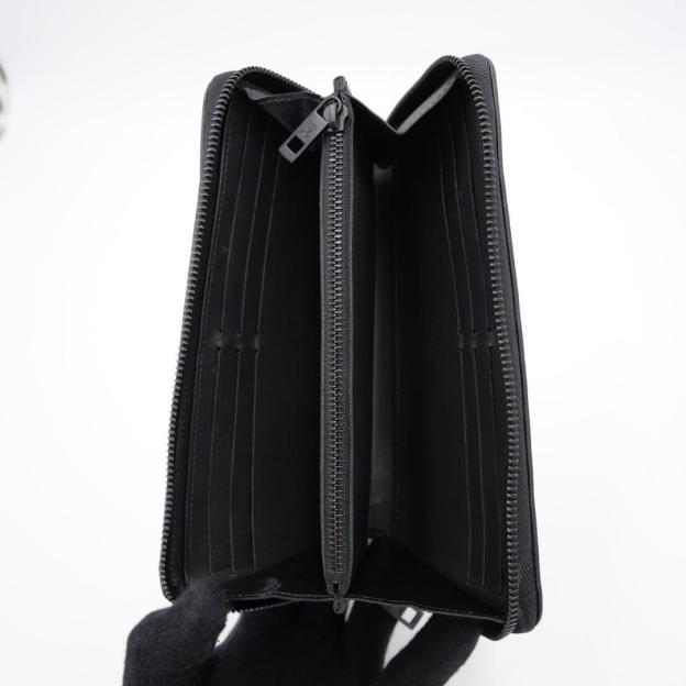 Louis Vuitton Aerogram Zippy Wallet Horizontal Long Wallet Black