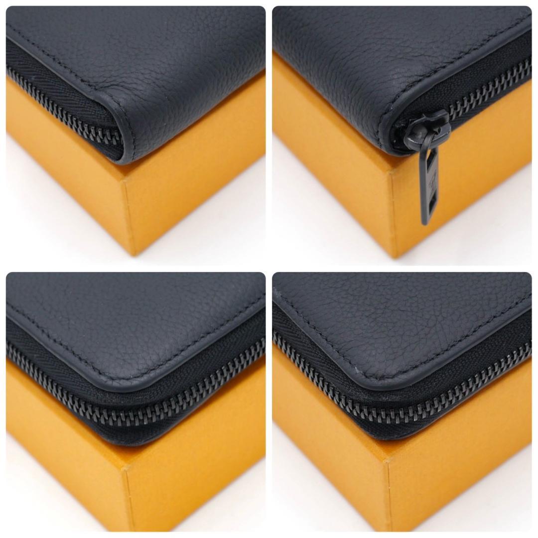Louis Vuitton Aerogram Zippy Wallet Horizontal Long Wallet Black