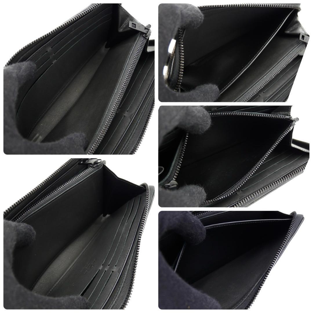 Louis Vuitton Aerogram Zippy Wallet Horizontal Long Wallet Black