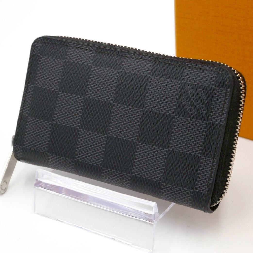 Louis Vuitton Zippy Coin Purse Damier Graphite Coin Purse